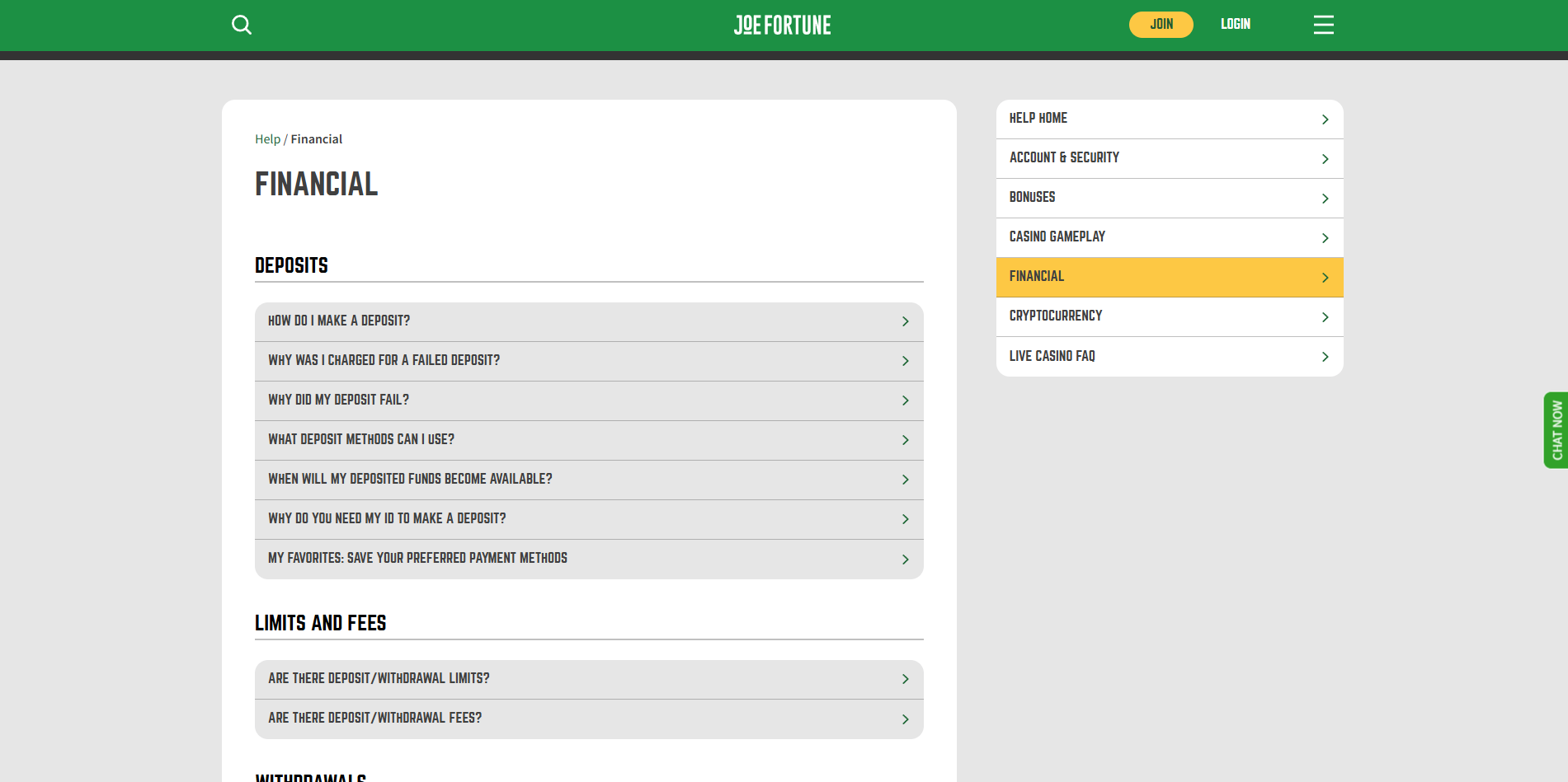 Banking Options and Payout Speed